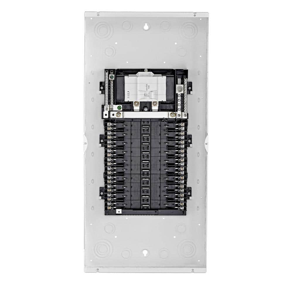 Leviton 20 Space, 20 Circuit Indoor Load Center with 100 Amp Main Circuit Breaker