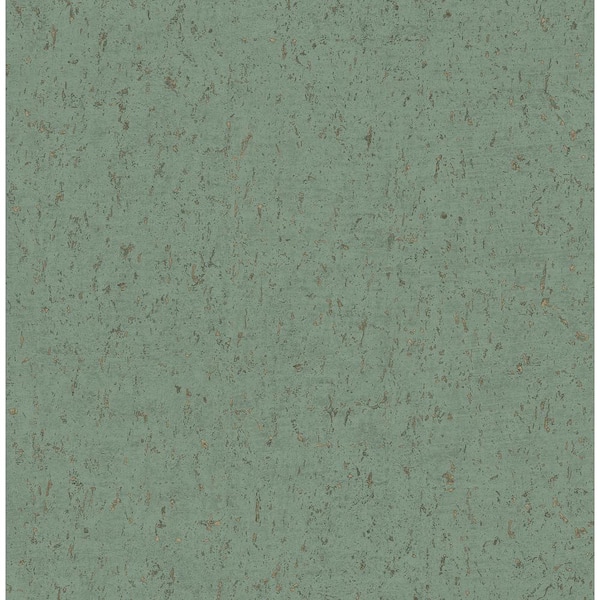Advantage Callie Green Concrete Textured Non-Pasted Non-Woven Wallpaper Sample