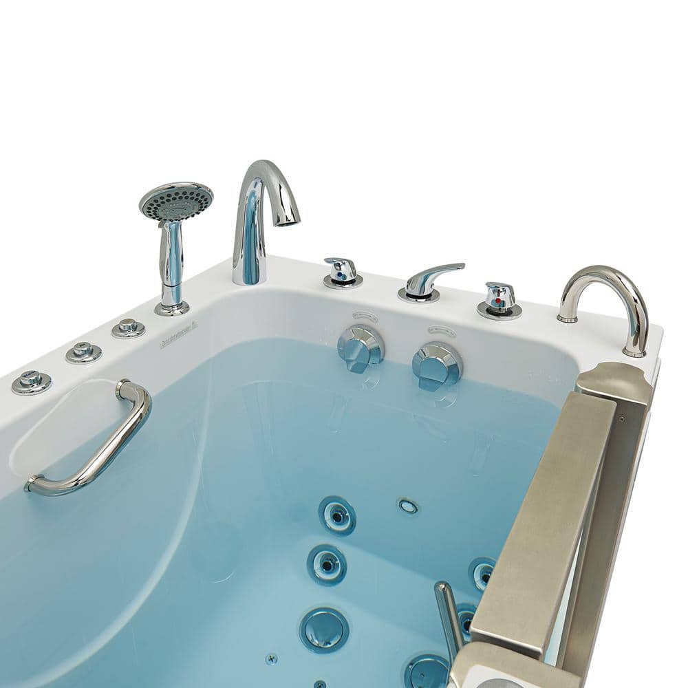 Royal 52" White Acrylic Walk-In Hydro Massage Bathtub