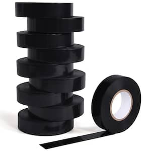 3/4 in. x 66 ft. Electrical Tape Black 10-Pack