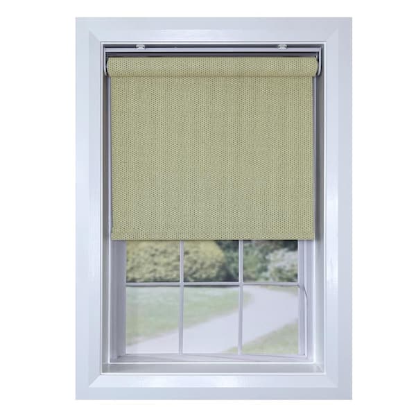 Versailles Home Fashions Driftwood Cordless Light Filtering Paper/Polyester Roller Shade - 48 in. W x 72 in. L