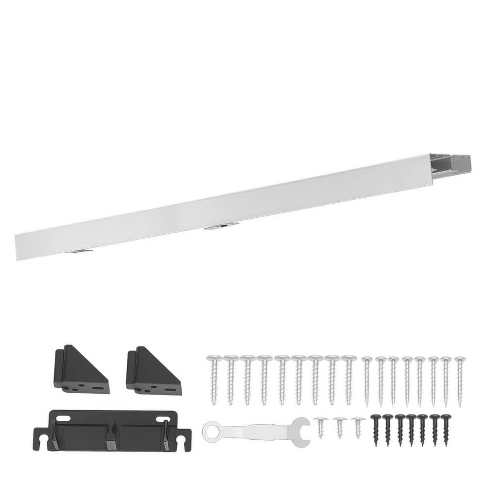 Bypass Sliding Door Hardware Kit, 4 ft. Aluminum Dual-Track, Smooth Quiet Sliding, Easy Install, 1 to 1-3/4 in. Thick price history on PriceWatchPro