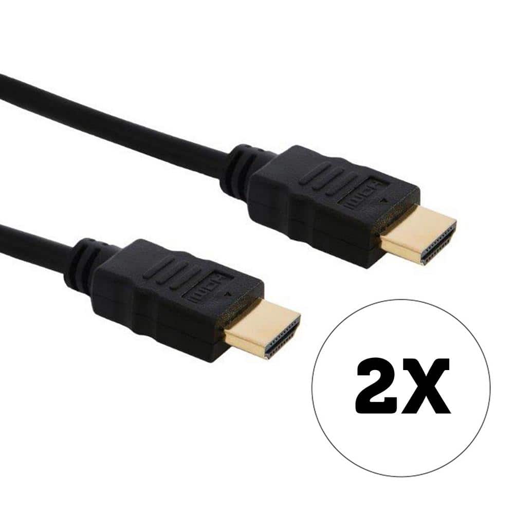 12 ft. HDMI Cable with Ethernet in Black (2-Pack) price history on PriceWatchPro