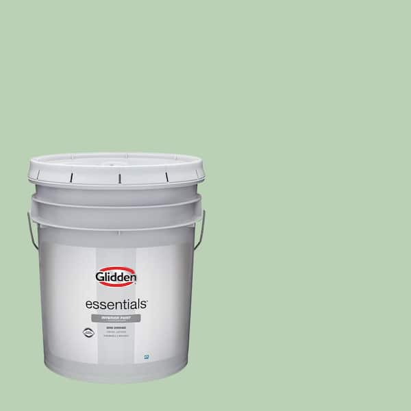 Glidden Essentials 5 gal. PPG1130-4 Lime Taffy Eggshell Interior Paint