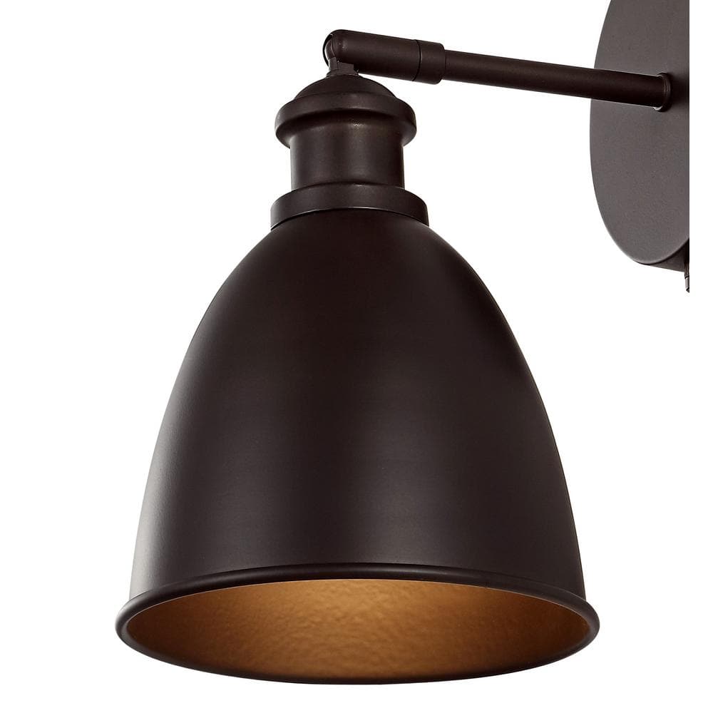 Hudson Oil Rubbed Bronze 6.5" Dimmable LED Wall Sconce