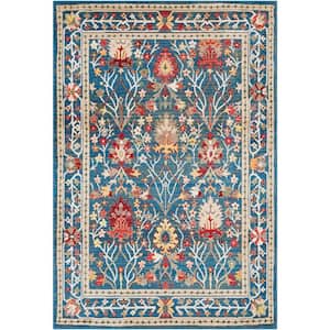 Articlave Navy 3 ft. x 5 ft. Area Rug