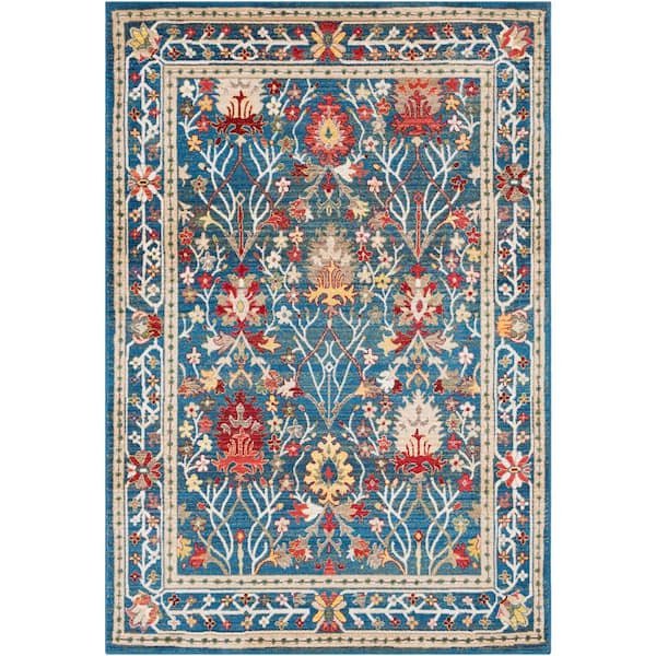 Articlave Navy 8 ft. x 10 ft. Area Rug
