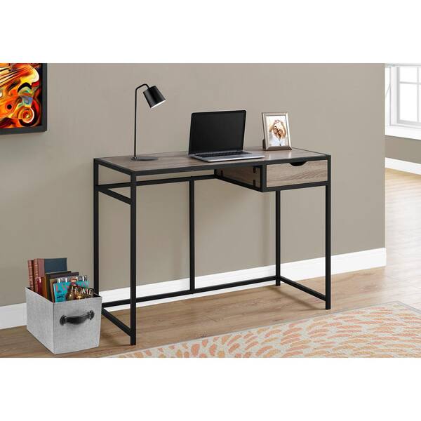 IRIS 15.74 in. W OWD-1060 Simple Design, Basic Computer Desk Laptop Table,  Office Desk, Black Study Table 596677 - The Home Depot