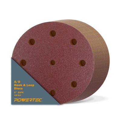 2 inches 240 Grit Aluminum Oxide Coarse White Dry Hook and Loop Sanding Discs with a 1/8 inch Shank Backing Pad Soft Foam Buffering Pad 30-Pack 