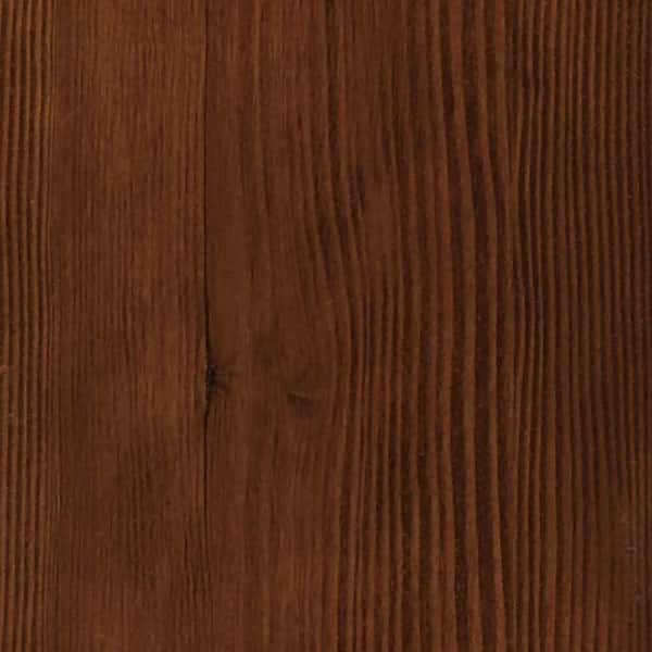 Clopay 4 in. x 3 in. Wood Garage Door Sample in Hemlock with Dark Oak 009 Stain