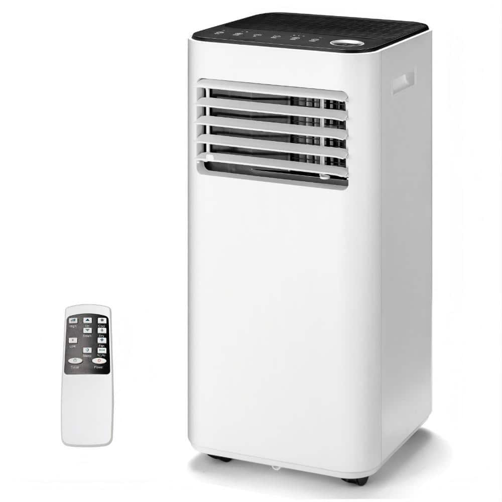 8,000 BTU Portable Air Conditioner Cools 250 sq. ft. with Dehumidifier, Fan and Remote in Black price history on PriceWatchPro