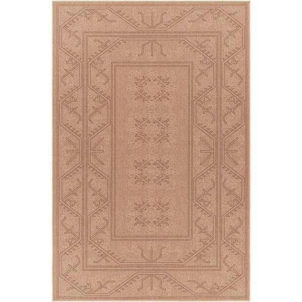 Livabliss Brown 2 ft. 5 in. x 7 ft. 11 in. Tribal Pattern Area Rug for High Traffic Living Room Dining Room Bedroom