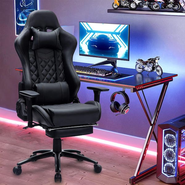 Home Relaxing Gaming Chair Cushion Computer Desk Swivel Ergonomic