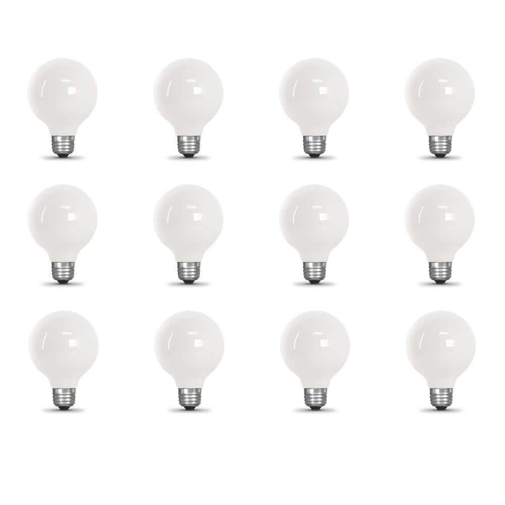 Feit Electric 60-Watt Equivalent G25 Globe Dimmable Filament ENERGY ...