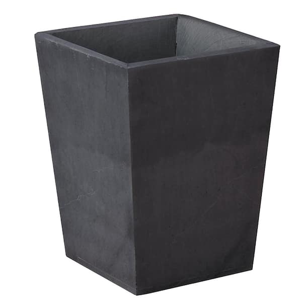 Creative Home Natural Soapstone Waste Basket in Gray Color