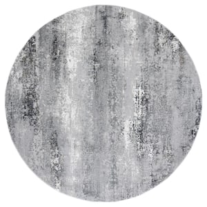 Veronica Parker Wheat 7 ft. 10 in. x 7 ft. 10 in. Round Area Rug