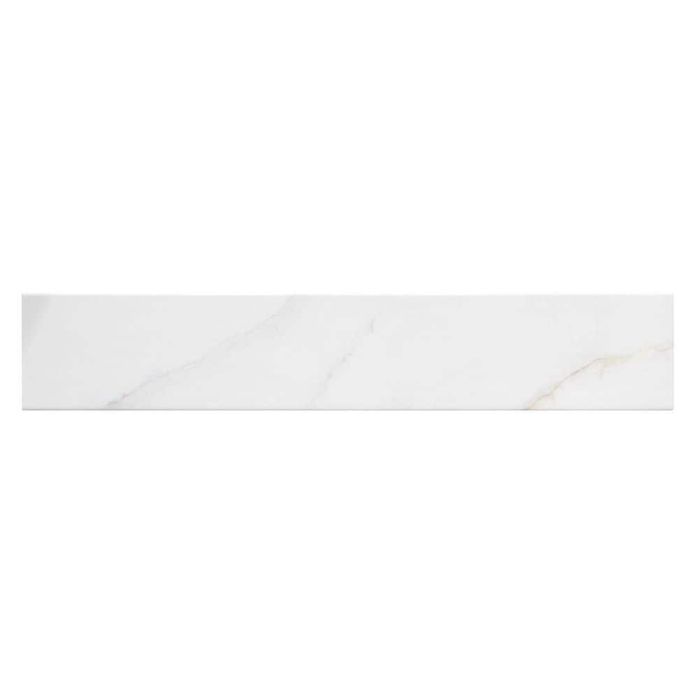 Porlan Tulane White 3-in. x 17-in. Marble Look Matte Porcelain Floor and Wall Subway Tile (11.41 sq. ft. /Case) price history on PriceWatchPro