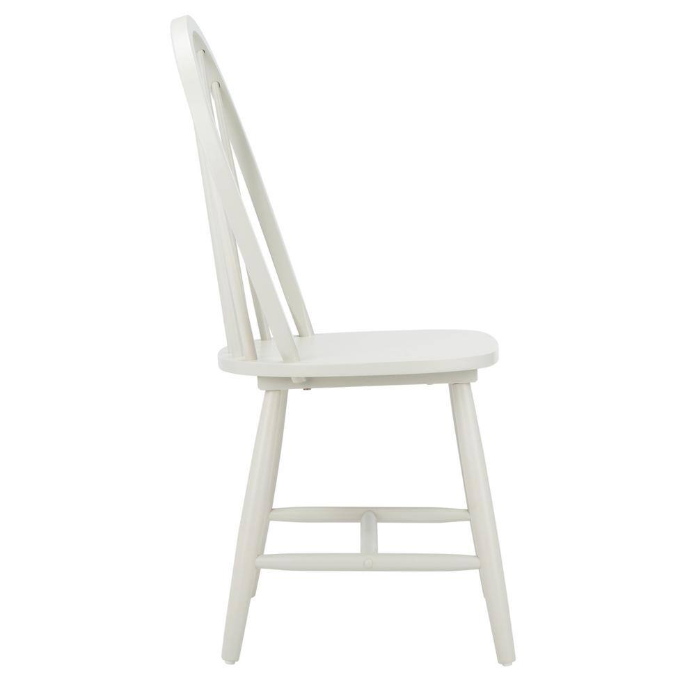 Camden Off-White High Back Windsor Side Chair Set