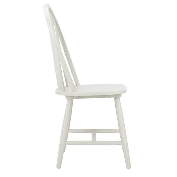 Set of 2 Chairs White SOMERS DEF