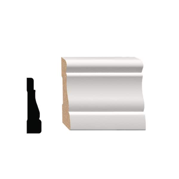 Alexandria Moulding 5/8 in. D x 2-1/4 in. W x 84 in. L Medium-Density Fiberboard Primed Colonial Casing Moulding Pack (4-Pack)