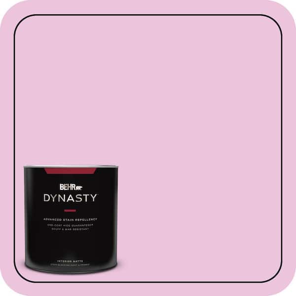 BEHR DYNASTY 1 qt. #680A-2 Sugar Sweet Matte Interior Stain-Blocking Paint & Primer