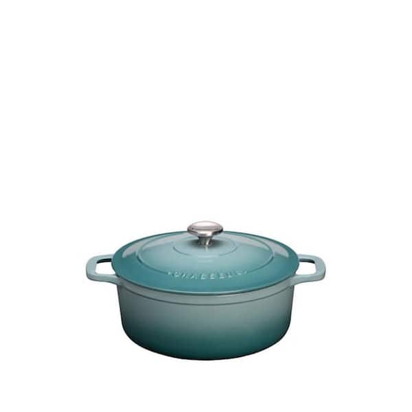 American Collection Stock Pot Enameled Cast Iron Oval Dutch Oven