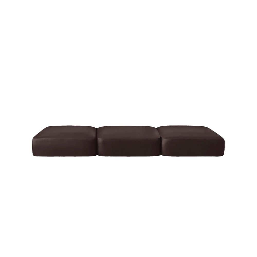 3-Piece 20 in. to 25 in. Brown Water-Proof PU Leather Couch Sofa Cushion Slip Cover for Settee Seater Replacement price history on PriceWatchPro