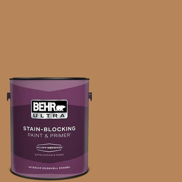 BEHR ULTRA 1 gal. #S270-6 Almond Brittle Extra Durable Eggshell Enamel Interior Paint & Primer