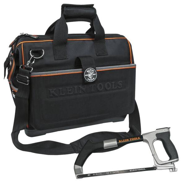 Klein Tools Tradesman Pro Bag with Free Hacksaw