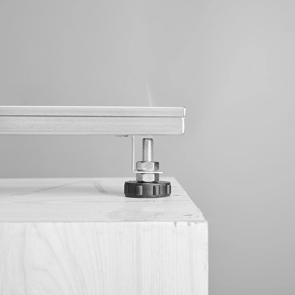 24-inch Brushed Nickel Stainless Steel Linear Shower Drain with U-shaped Pattern