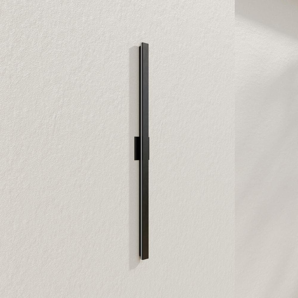 Matte Black 48" LED Outdoor Wall Light