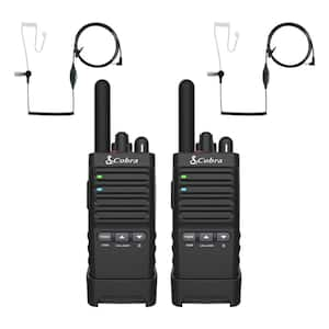 PX652 42- Mile Range FRS 2-Way Radio with Surveillance Headset (2-Pack)