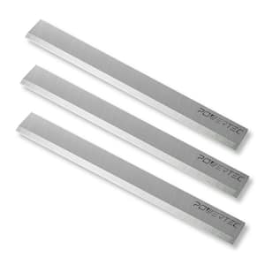 POWERTEC 6 in. High-Speed Steel Jointer Knives for Delta 37-658 (Set of ...
