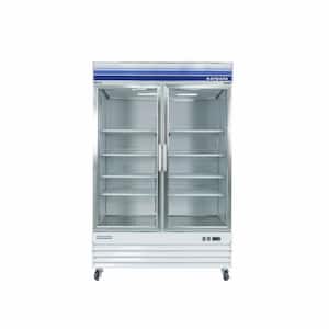 45 cu. ft. Frost Free Commercial Upright Merchandiser Freezer in White