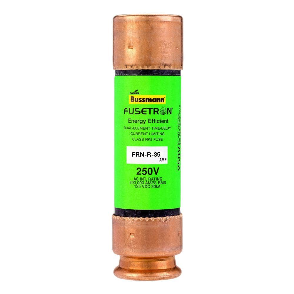 Fusetron Frn-r-35 Dual Element Time Delay Fuse 35a 250v for sale online 