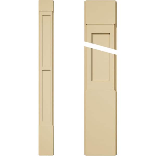 Ekena Millwork 2 in. D x 8 in. W x 82 in. L Primed Polyurethane Pilaster 1- Pack