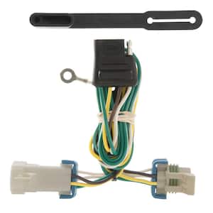 Custom Vehicle-Trailer Wiring Harness, 4-Way Flat, Select Chevrolet S-10, GMC Sonoma, Isuzu Hombre, Quick T-Connector