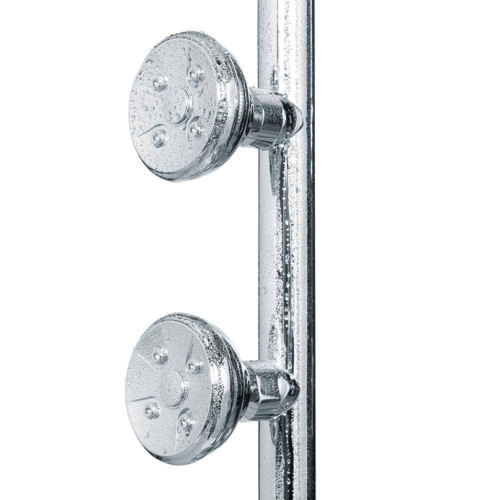 Chrome Multi-Function Rain Shower System with Handheld