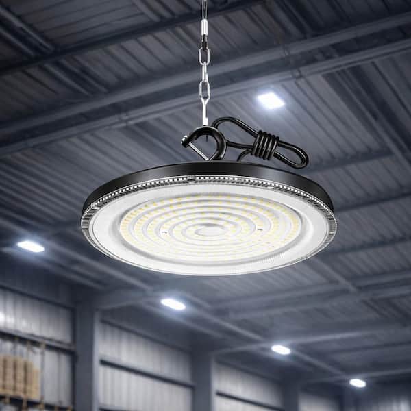 1.29 ft. 400W LED High Bay Light, Adjustable Black Fixture,16000-Watt Equivalent,High Lumen Output for Warehouse, Garage