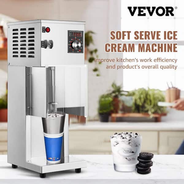 VEVOR 800-Watt Electric Ice Cream Mixer Machine Ice Cream Blender Soft  Serve Ice Cream Machine Ice Cream Make 110-Volt MXFJBJBFX-8000001V1 - The  Home Depot