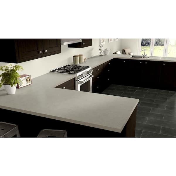 5 ft. x 8 ft. Laminate Sheet in Natural Cotton with Standard Fine Velvet Texture Finish