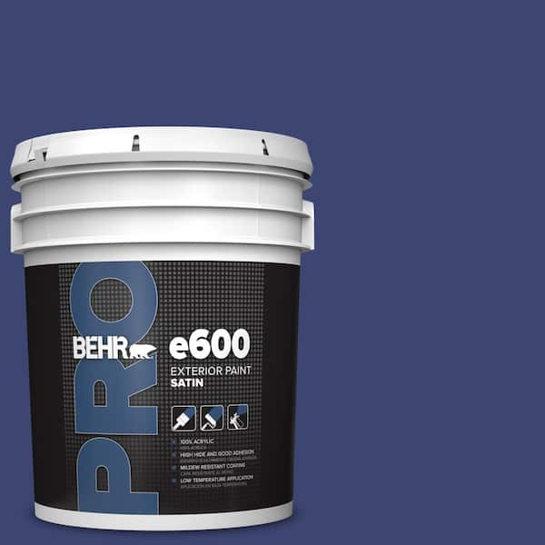 BEHR PRO 5 gal. #T18-18 Constellation Blue Satin Exterior Paint