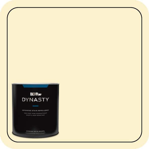 BEHR DYNASTY 1 qt. #370A-1 Moon Mist Satin Enamel Interior Stain-Blocking Paint & Primer