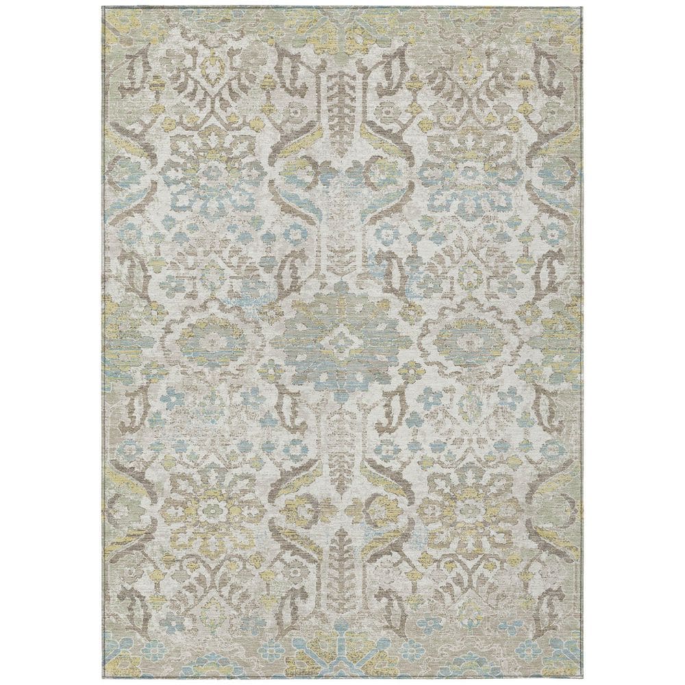 Chantille Machine Washable Indoor/Outdoor Abstract ACN2617 Ivory 8 ft. x 10 ft. Area Rug price history on PriceWatchPro