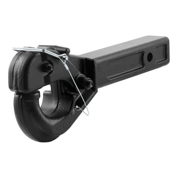 CURT Receiver-Mount Pintle Hook (2 in. Shank, 20,000 lbs., 2-1/2 in.  Lunette Rings) 48004 - The Home Depot