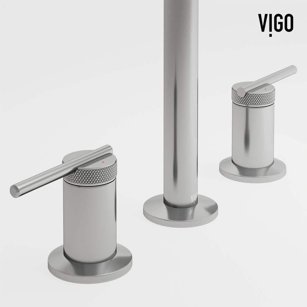 Sterling High Arc Widespread Bathroom Faucet in Chrome