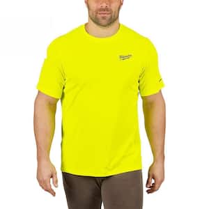 Men's Extra Large Hi-Vis GEN II WORKSKIN Light Weight Performance Short-Sleeve T-Shirt