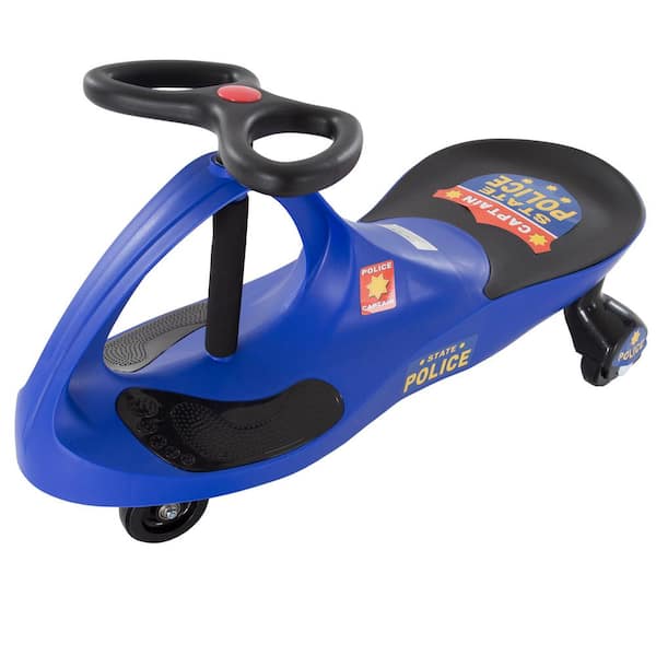 Lil Rider Police Wiggle Car Ride-On Toy - Blue