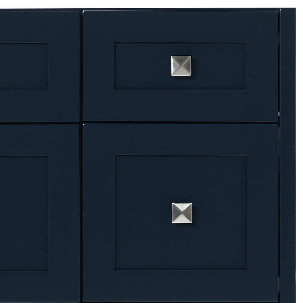 Monroe 60" Midnight Blue Freestanding Single Vanity Base