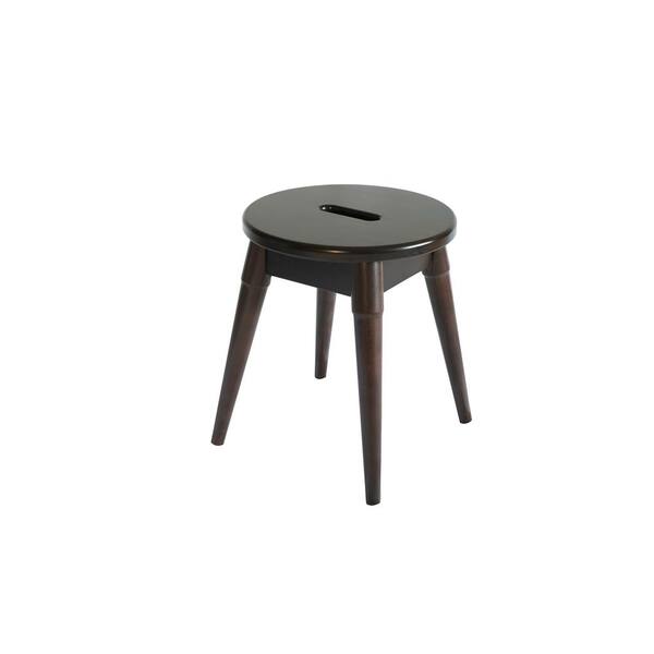 New Ridge Home Goods Arendal Solid Wood Round Stool